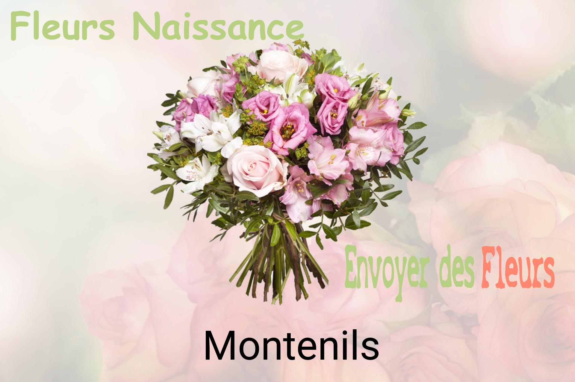 Bouquet de fleurs de naissance livré à Montenils